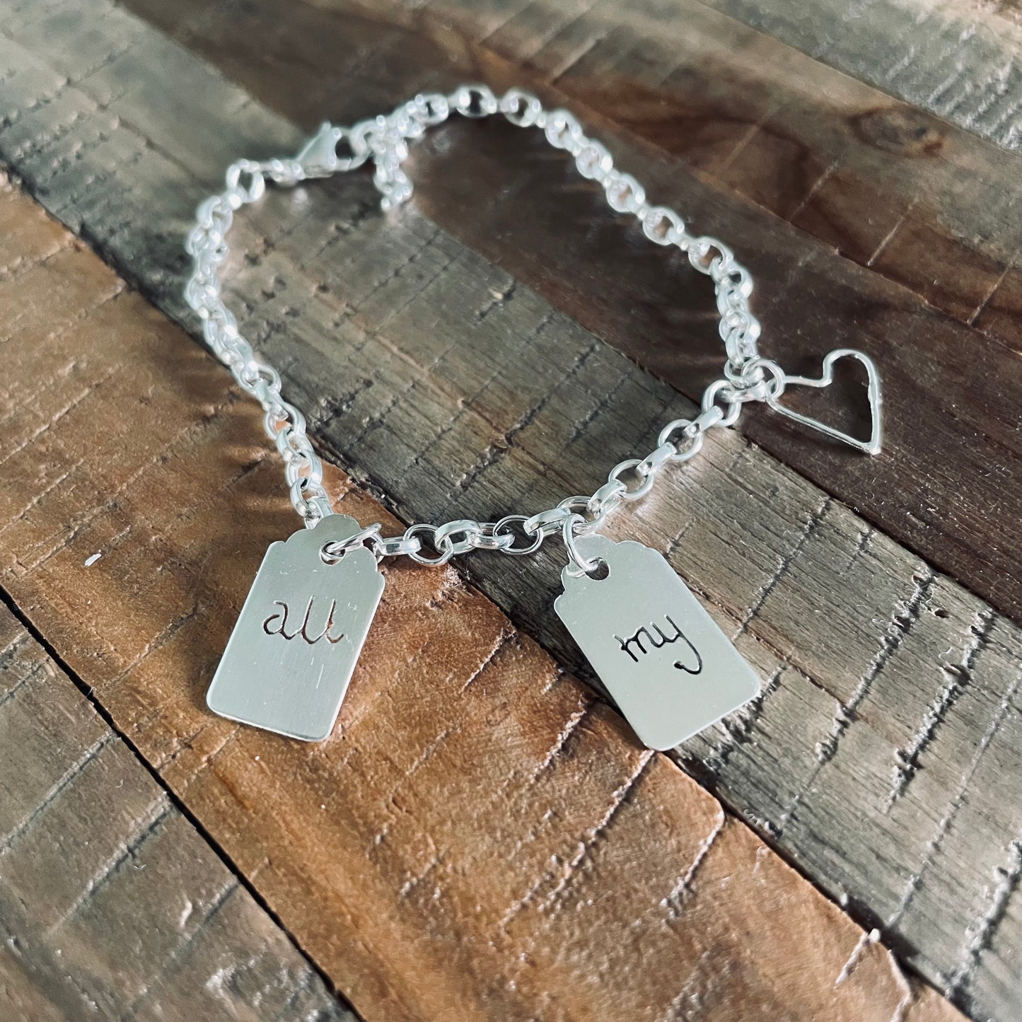 All My Love Charm Bracelet - Silver